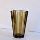 Smoked glass vase