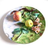 Assiette fruits en relief Longchamp