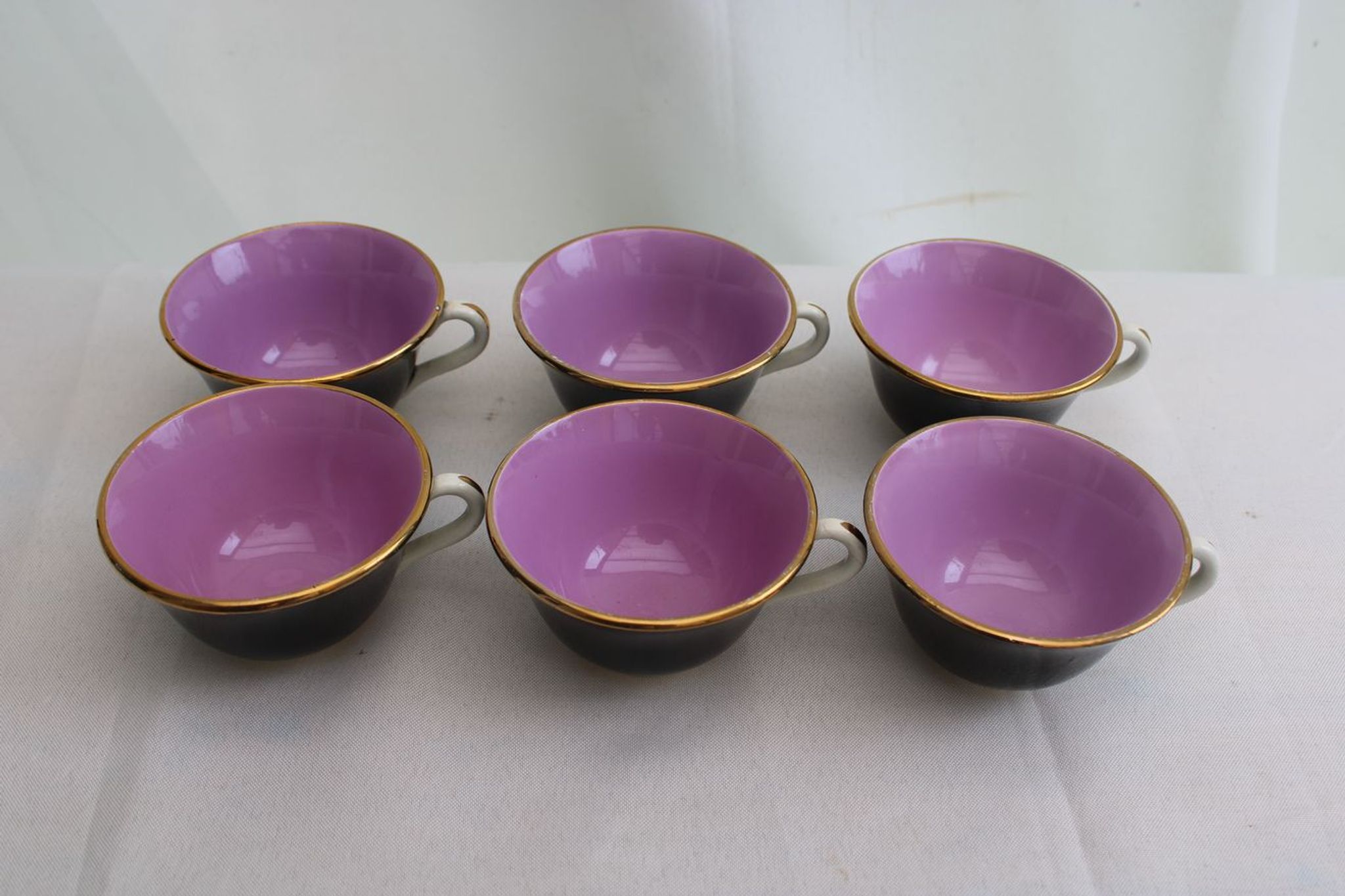 Lot of 6 old coffee cups