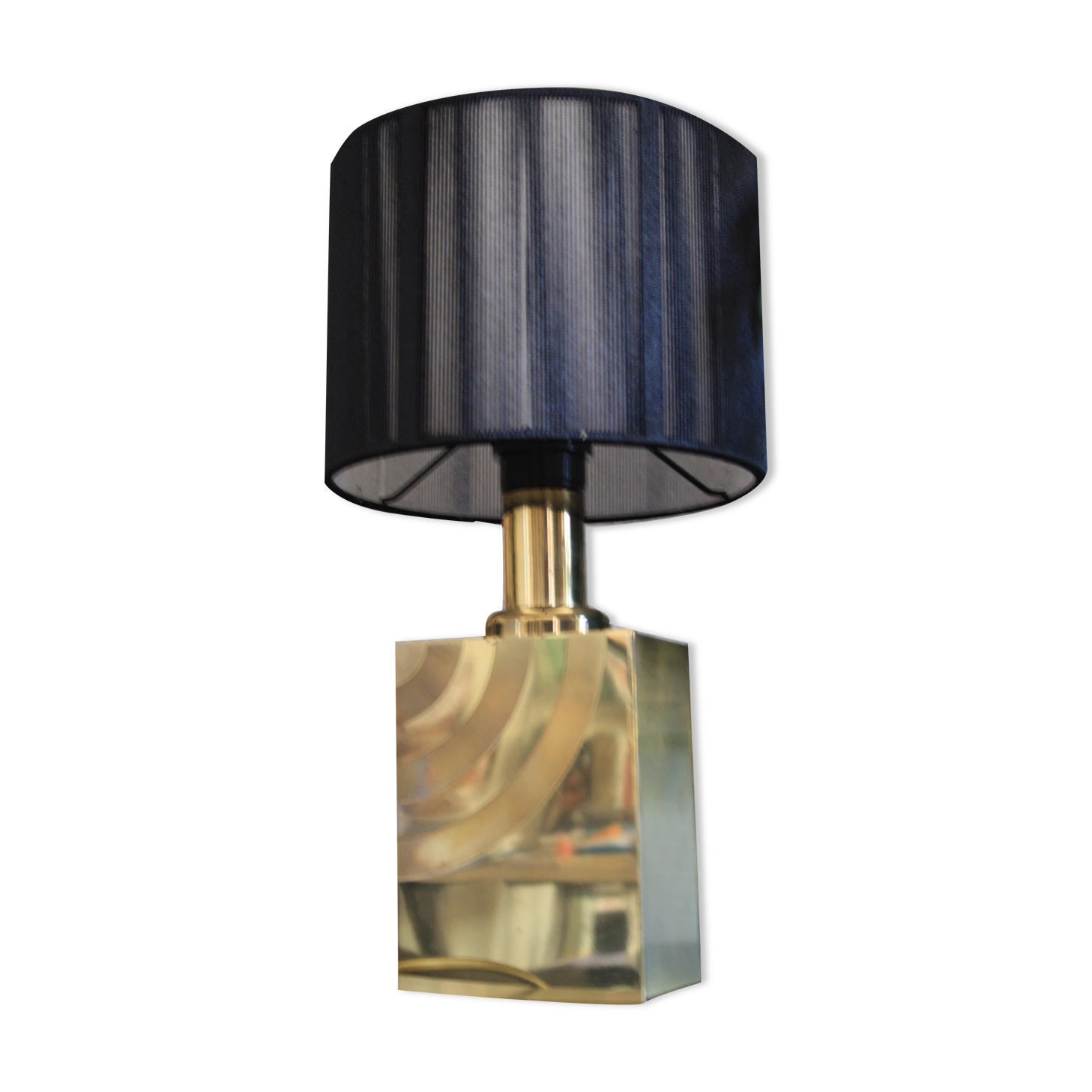 Vintage golden brass design lamp