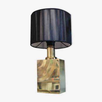 Lampe design laiton dorée vintage