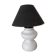 Lampe en opaline blanche italienne années 60-70