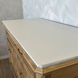 Antique 4-drawer airbrushed chest of drawers