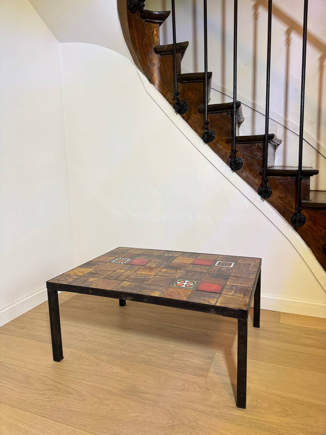 Table basse en ceramique par Jean Gregorieff