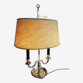 Lampe bouillote Empire bronze doré