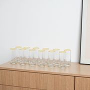 Set of highball glasses, Italian design, 1970s, manufactured in Italy