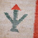 Kilim vintage fait main Gabbeh persan 171cm x 229cm (1960s)