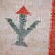 Kilim vintage fait main Gabbeh persan 171cm x 229cm (1960s)