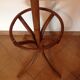 Six-headed coat holder in curved wood vintage 40s-50s