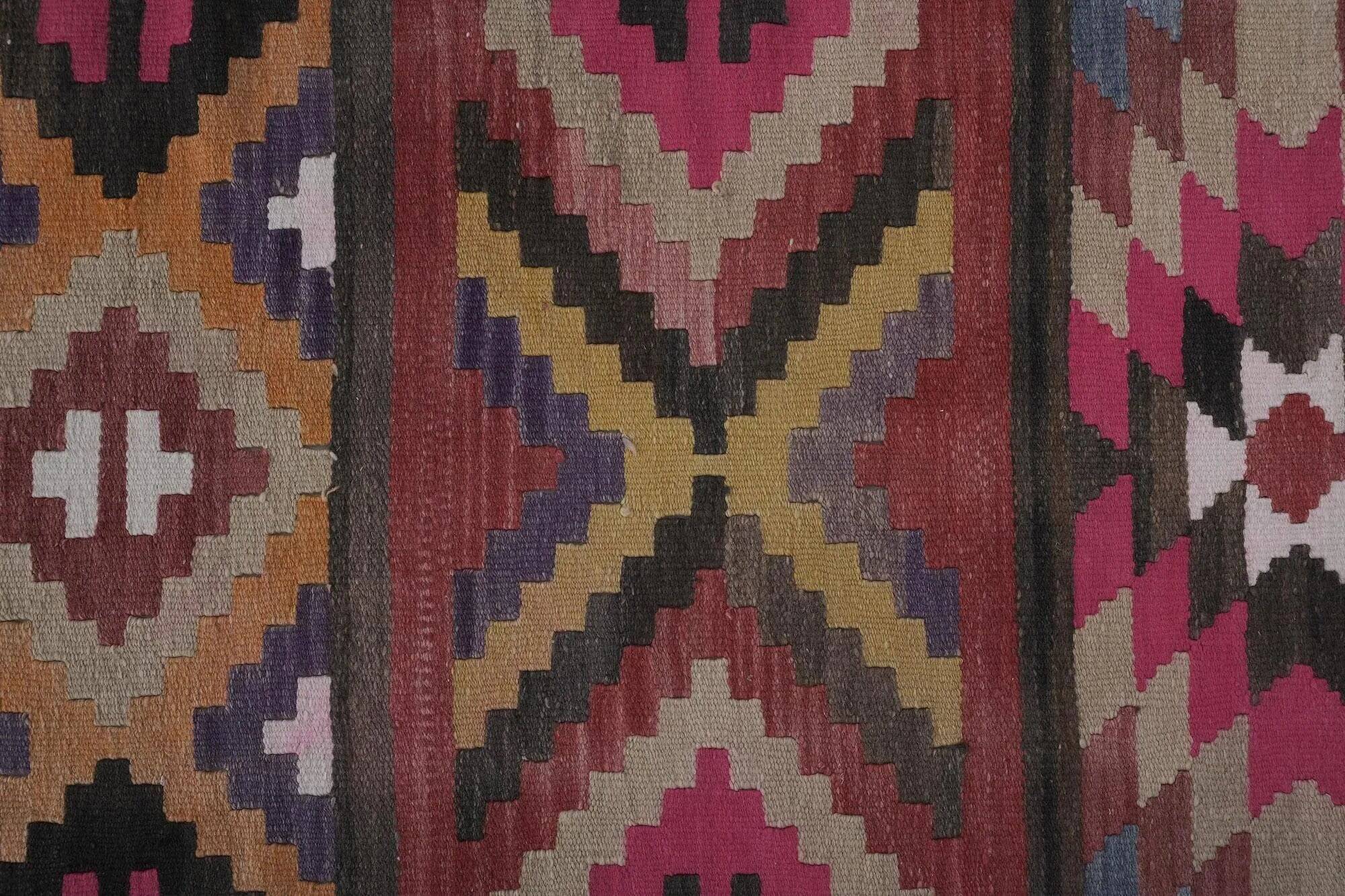 Tapis de couloir turc vintage