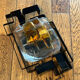 Brutalist wall sconce Murano glass