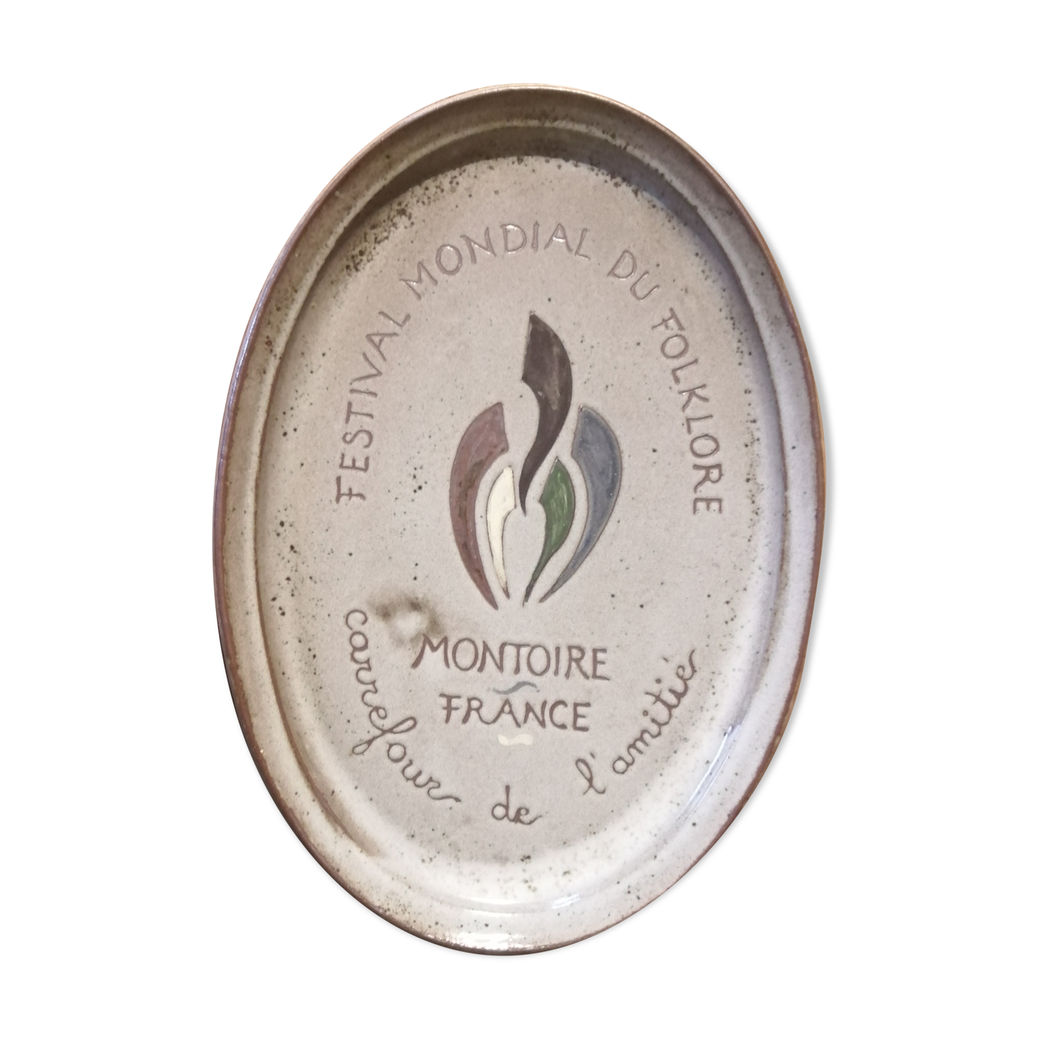 Plat commémoratif de Thierry et Chantal Robert.