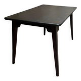 Small Danish side table/coffee table in patinated mahogany.