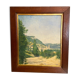 Oil painting on canvas Provencal landscape signed P. Chaplain 1931