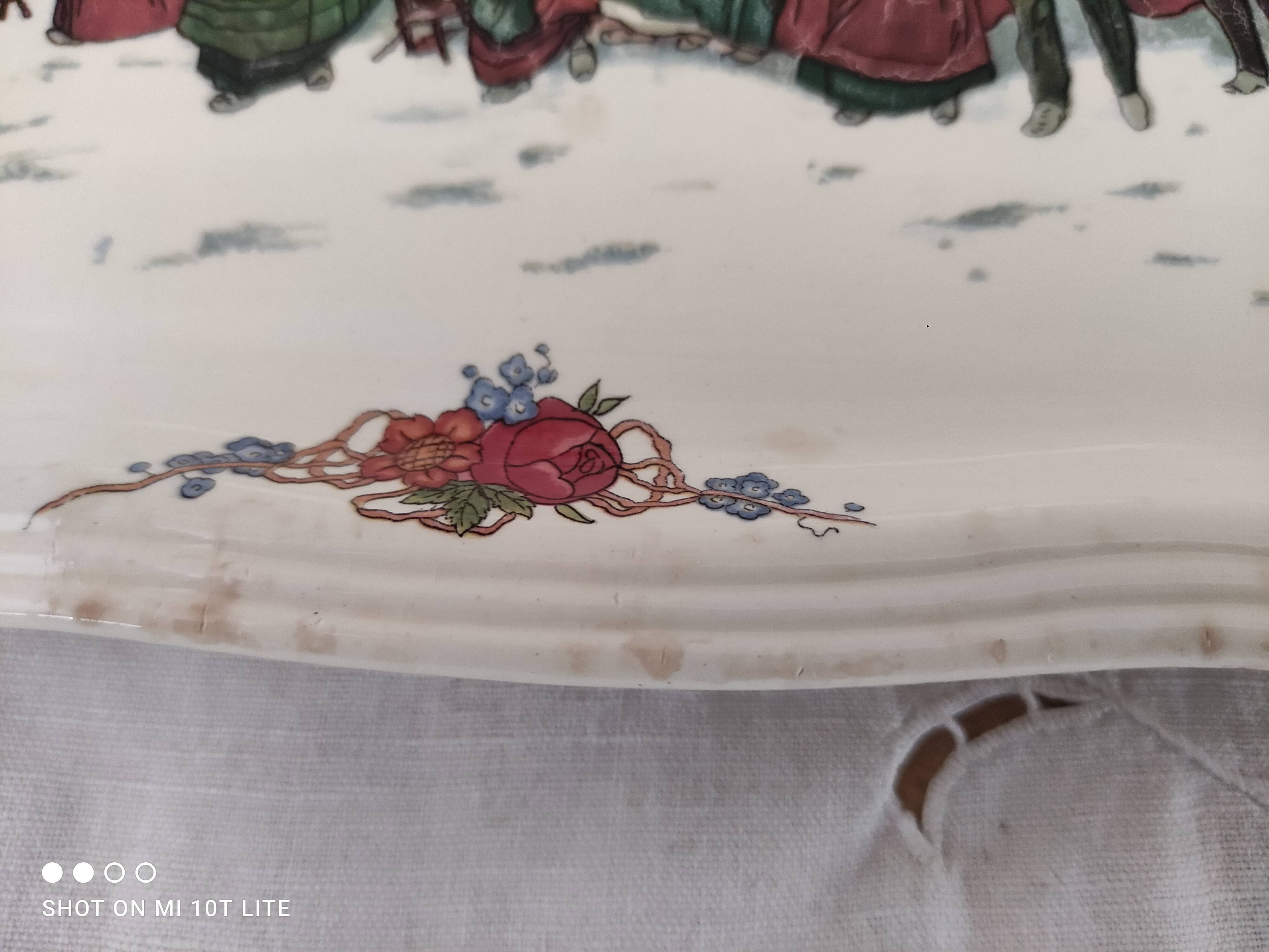 Cake dish Sarreguemines model Obernai