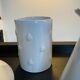 Series of 6 vintage vases in white ceramic years 60-70