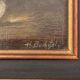 Oil on canvas by henri bonhotal - floral still life