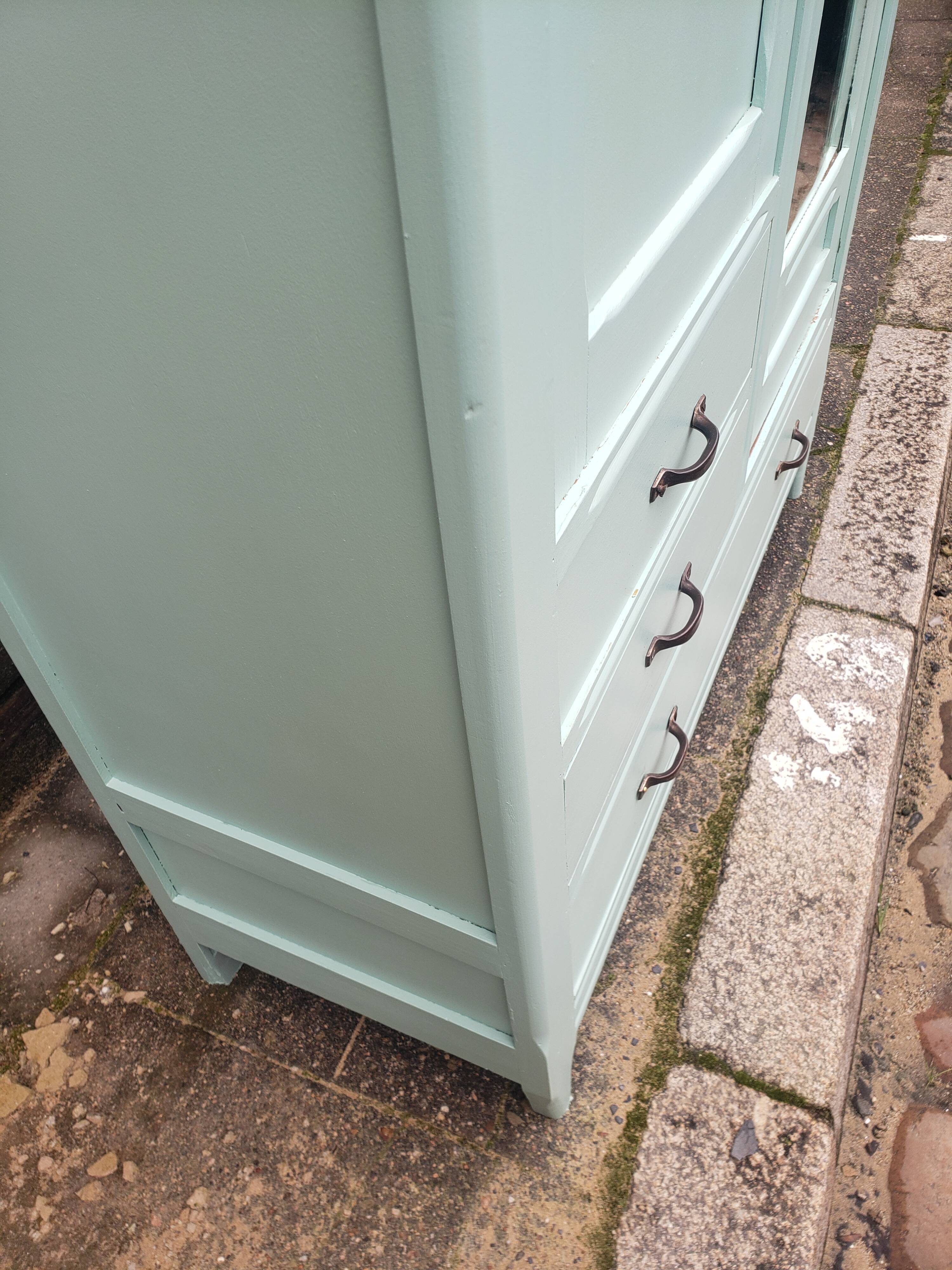 Mint green parisian dresser