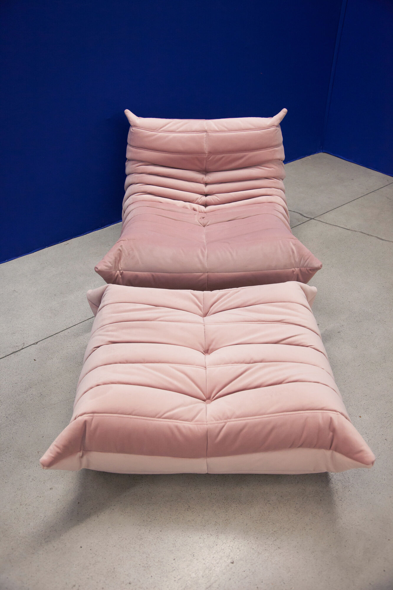 Togo armchair and footstool model designed by Michel Ducaroy 1973