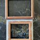Pair of vintage wooden wall frames dimension: height -41cm- width and -33cm- depth -4cm-