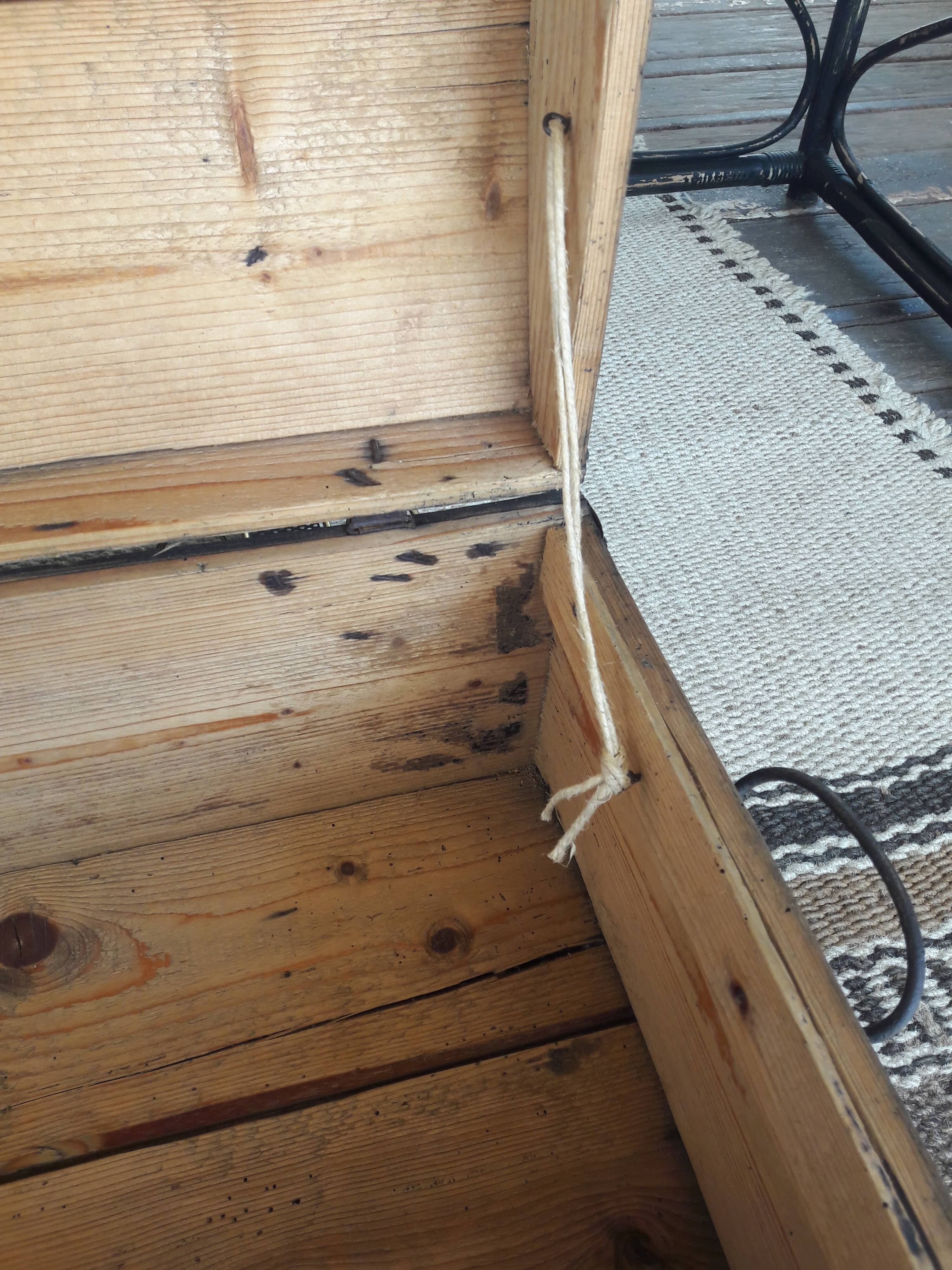 Wooden chest