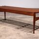 Banc vintage en noyer de Gio Ponti réalisé par Fratelli Reguitti, 1950
