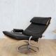Leather ottoman chair
