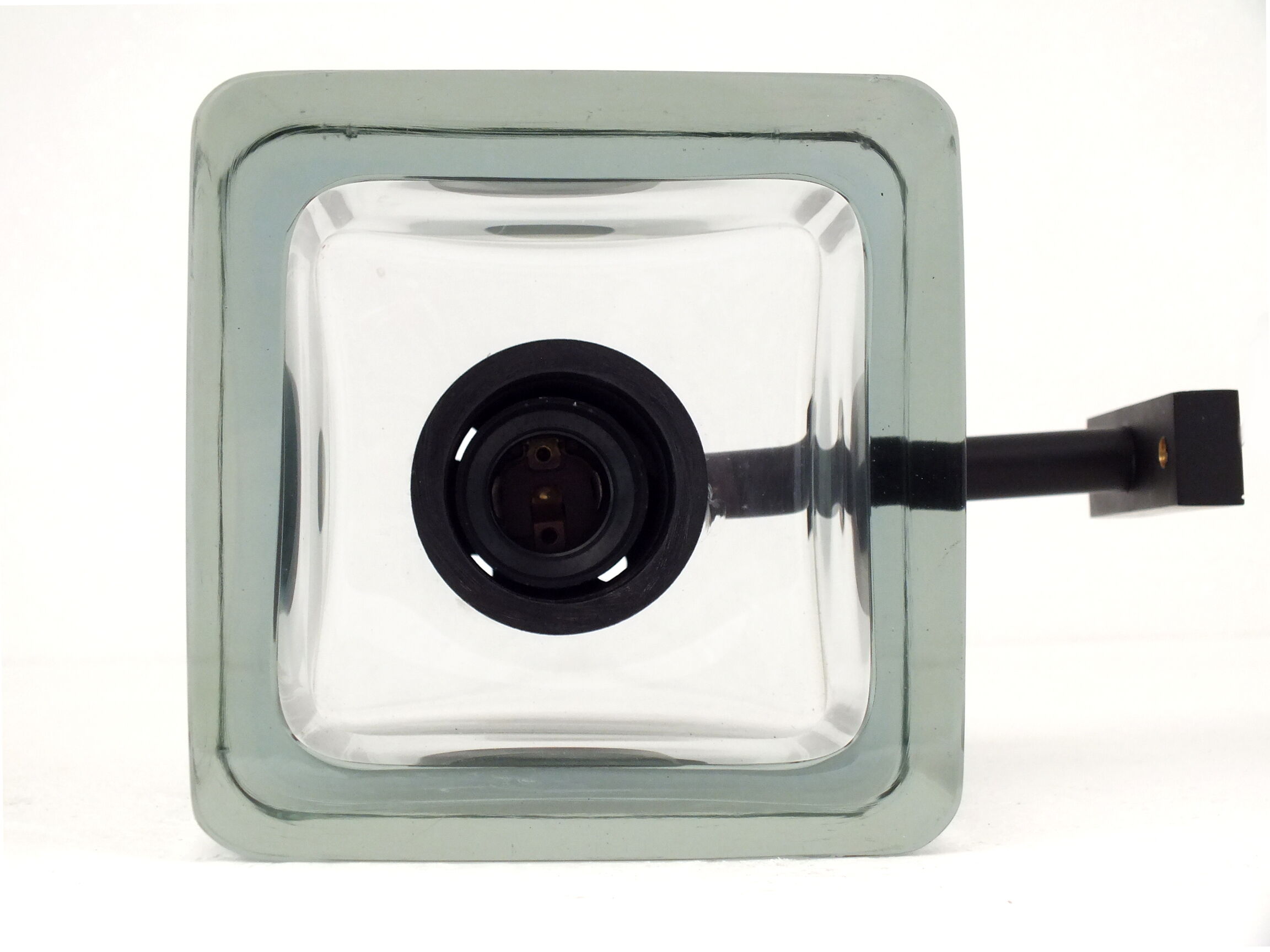 Two wall lamps in glass by Flavio Poli for Seguso Italy, '70s