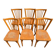 Lot de 6 chaises vintage en bois – Baumann