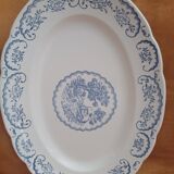 Digoin Sarreguemines oval dish.