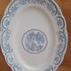 Digoin Sarreguemines oval dish.