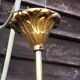 French Vintage Louis XV Style Bronze Candlestick & Sconce Set