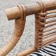 Pair of Mid Century armchairs, horseshoe shape, Italy 1950s.