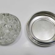 Pique flowers or wears silver metal pen Christofle Gallia