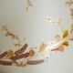 Ceramic lamp and dried flowers