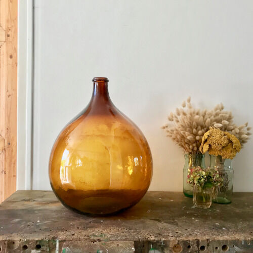Amber demijohn 25L