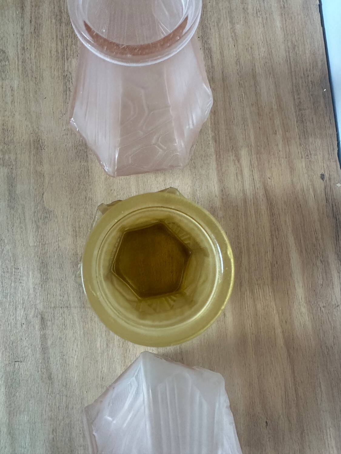 Lot de trois vases art déco