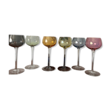 Set of 6 wine glasses