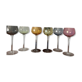 Set of 6 wine glasses