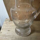 Old glass pitcher