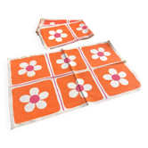 Set of six placemats, 1970s