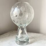 Vintage Art Glass Vase by Marita Voigt for Ilmenau, DDR East Germany