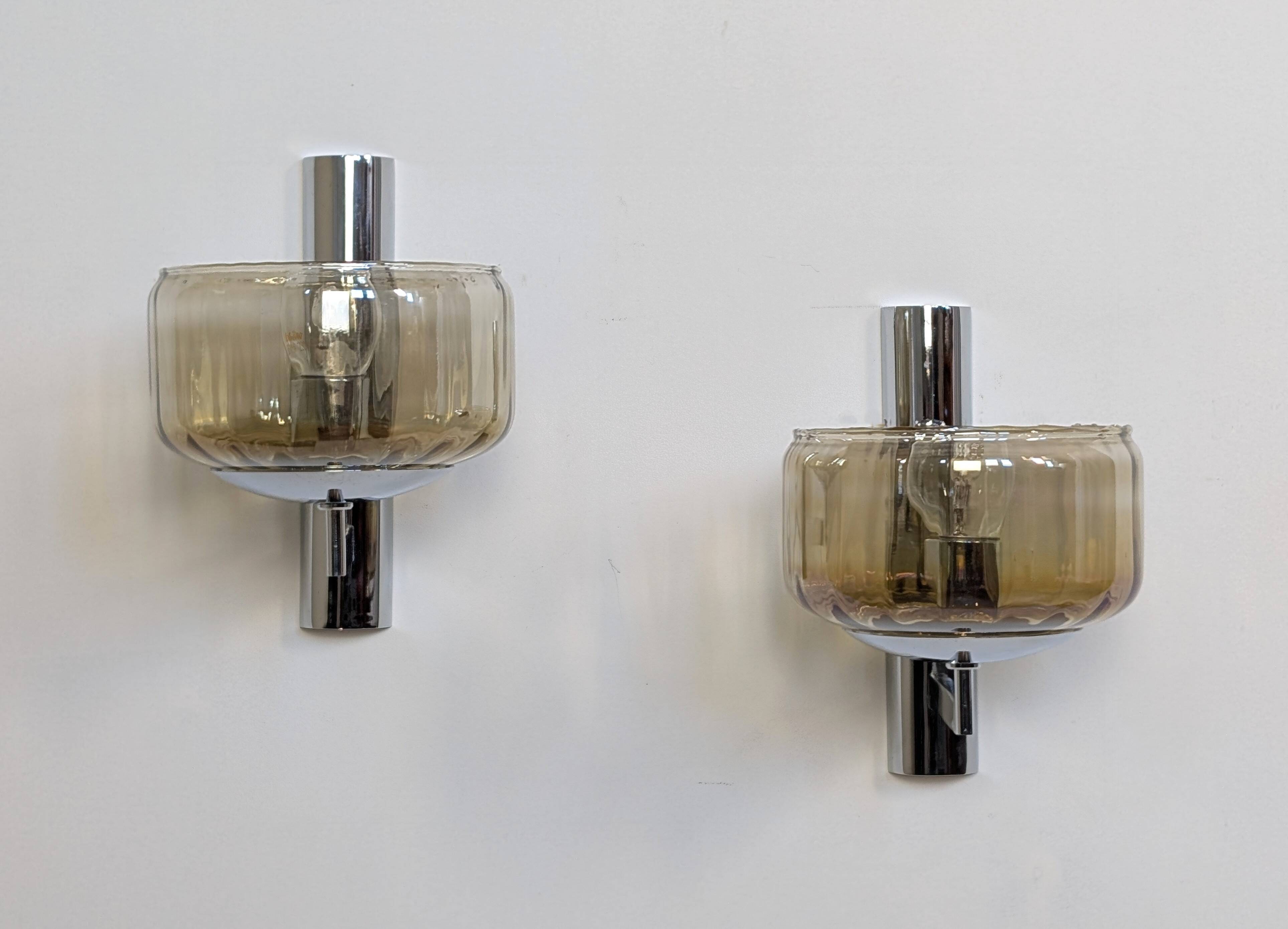 Pair of Sciolari wall lights