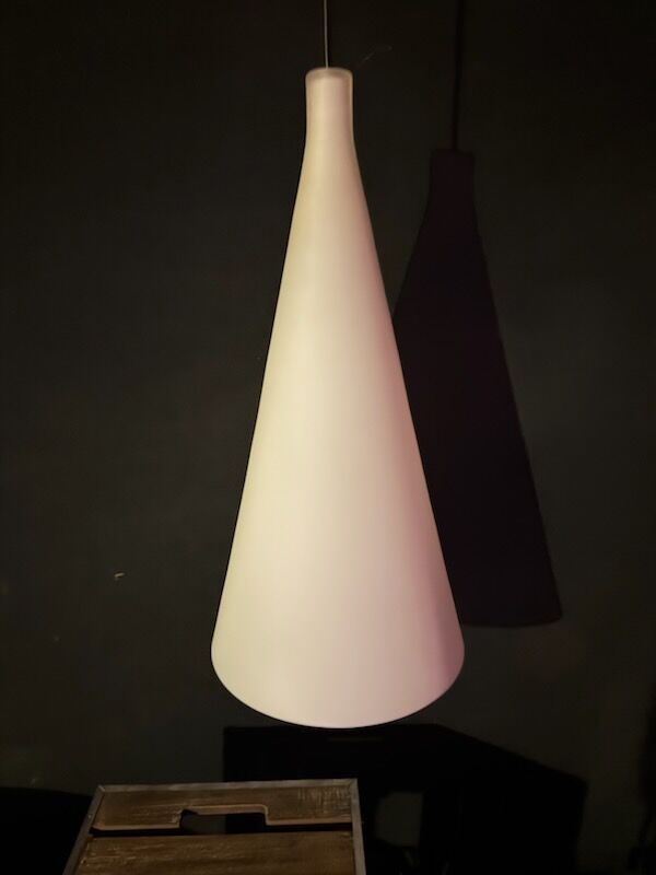 Vintage conical pendant lamp