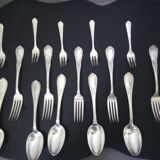 200 pieces of Russian silverware (spoons, forks and knives).