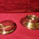 Coquillor butter dish, registered Made in France, hallmarked