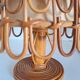 Pair of vintage bamboo lamps