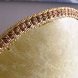 Pair of large Regency half shade buffet lamps