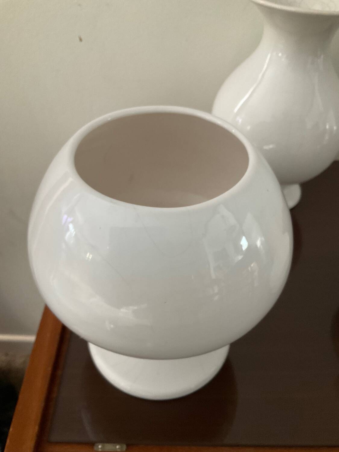 Trio de vases vintage en céramique années 60-70