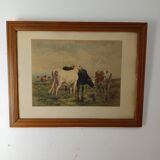Illustration tableau ancien